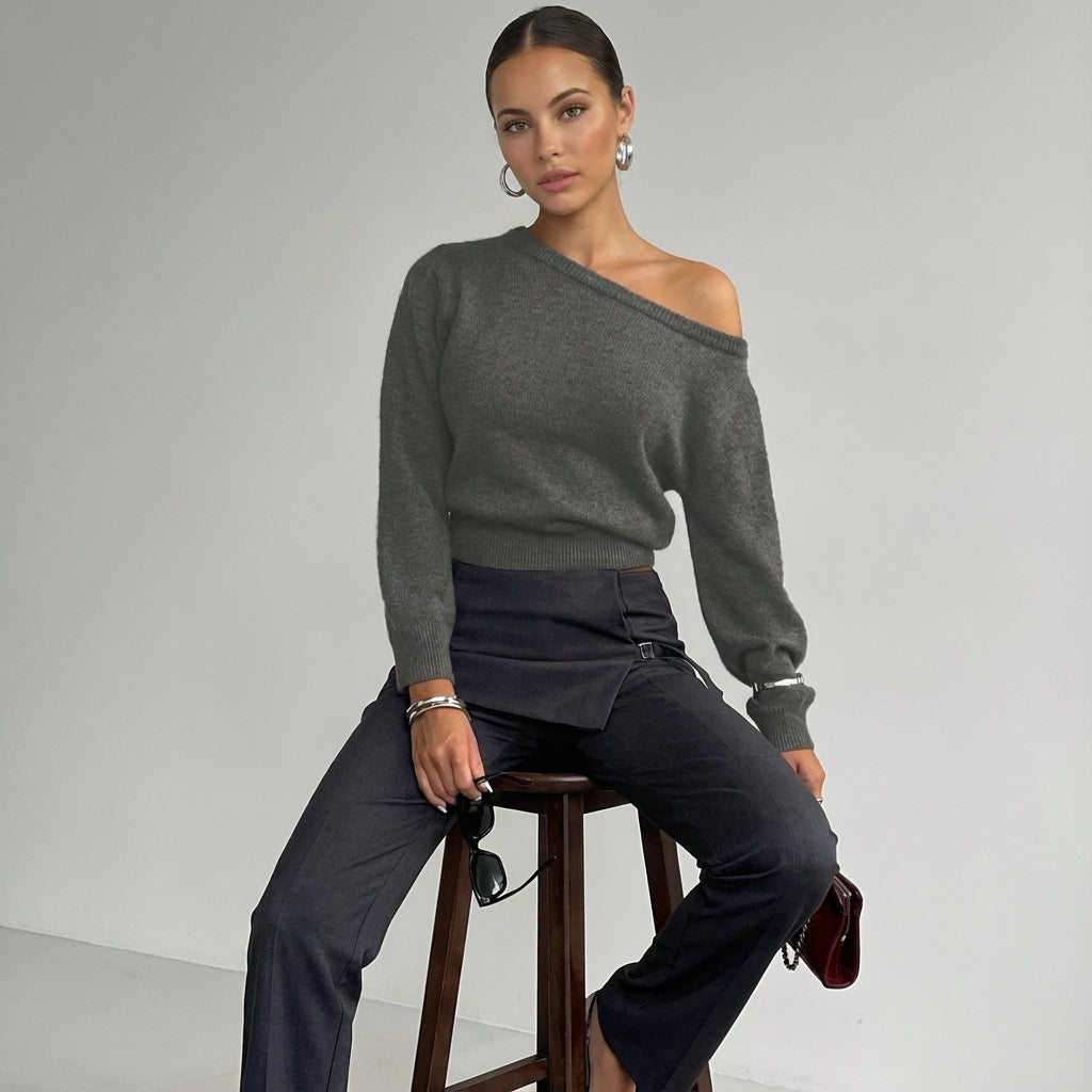 Sleek Winter Knit Top