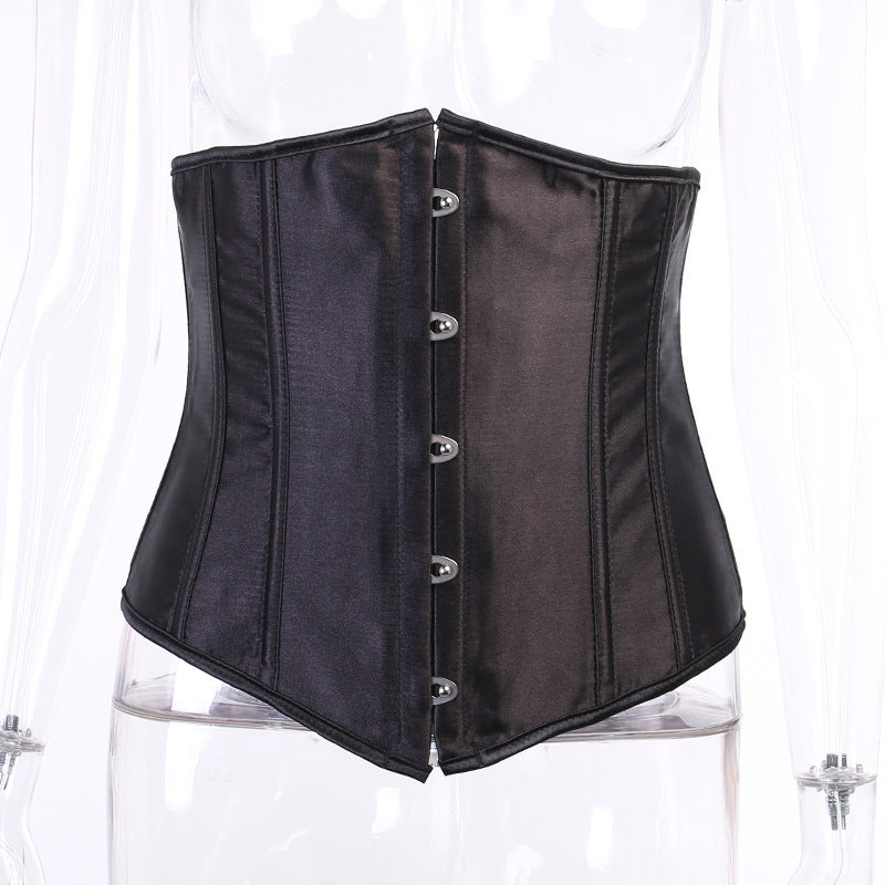 Zipper Waist Jumpsuit + Sleek Corset Set