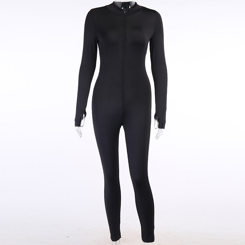 Zipper Waist Jumpsuit + Sleek Corset Set