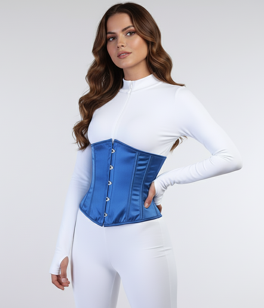 Zipper Waist Jumpsuit + Sleek Corset Set