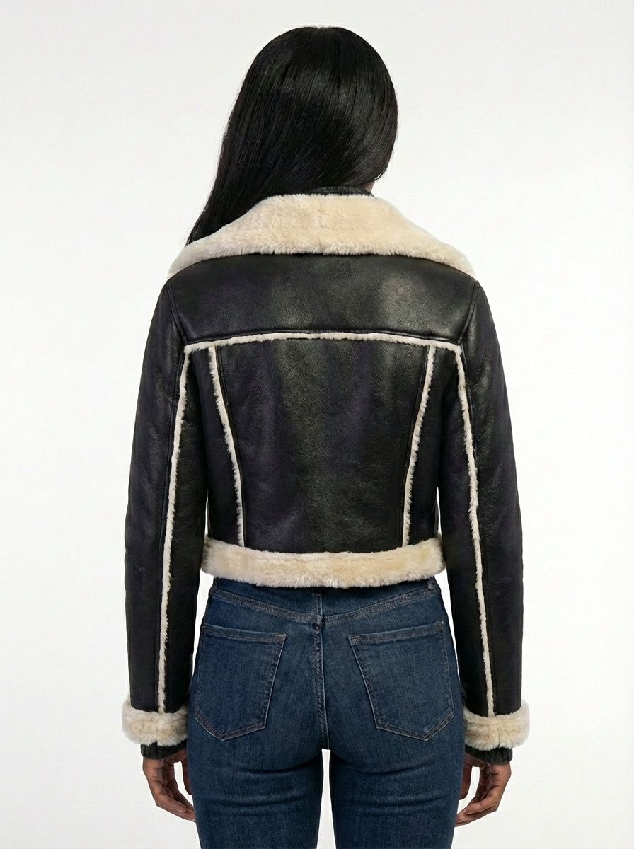 Luxe Lapel Winter Jacket