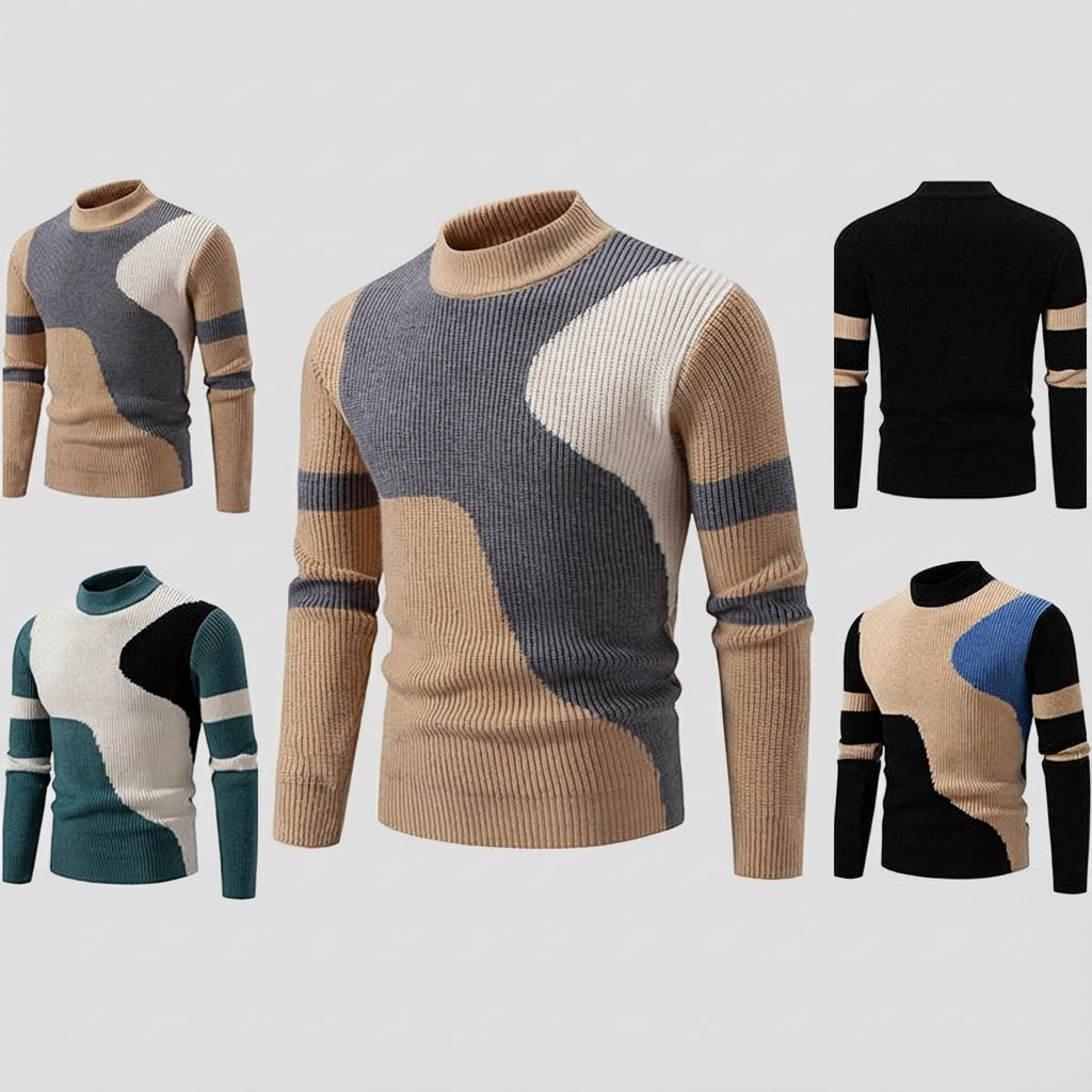 Modern Cold Color Sweater
