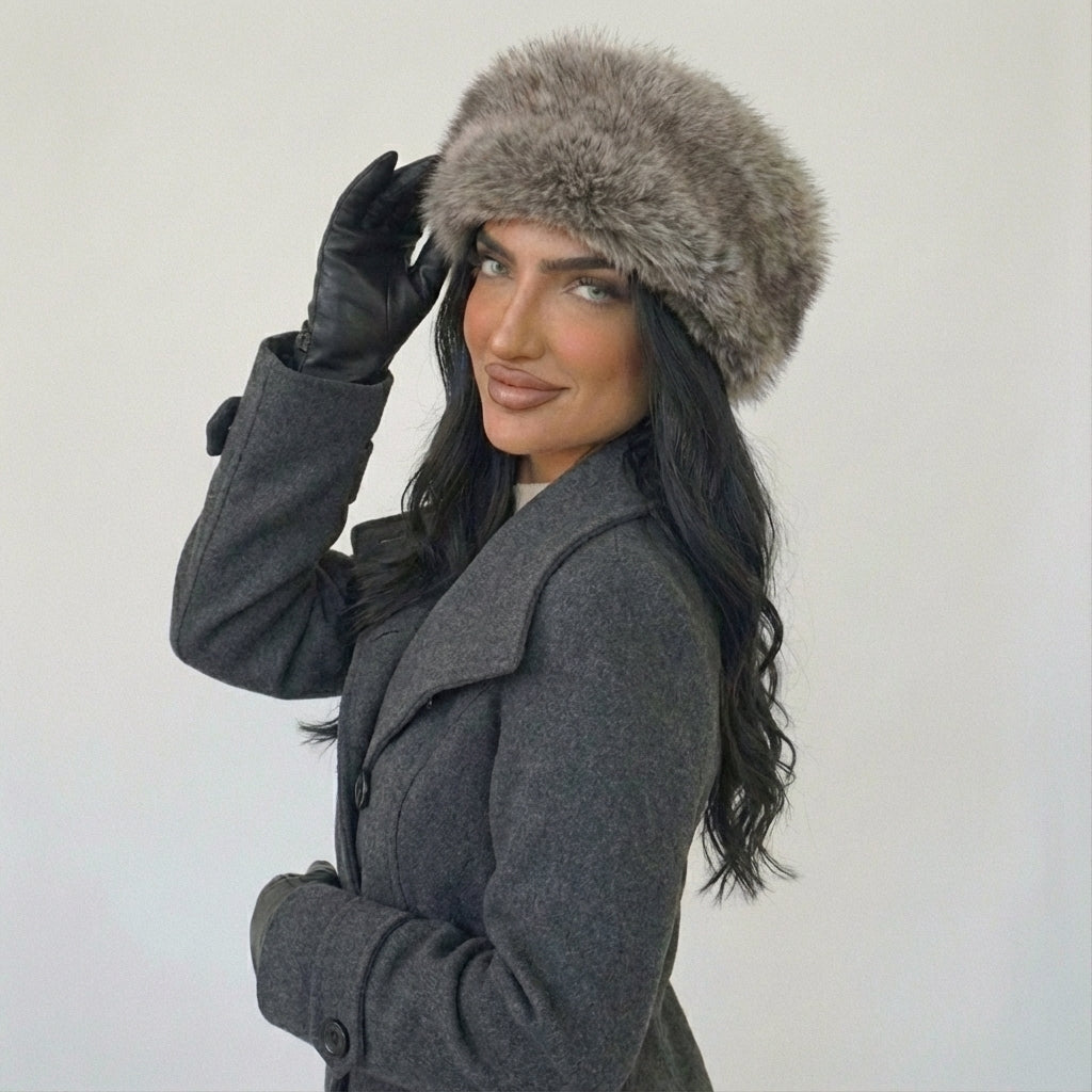 Plush Faux Fur Winter Hat