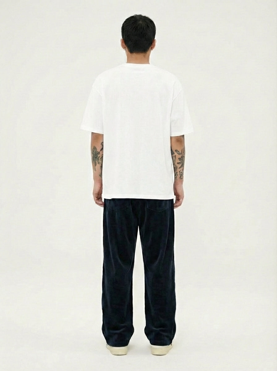 Velvet Winter Wide-Leg Trousers For Men