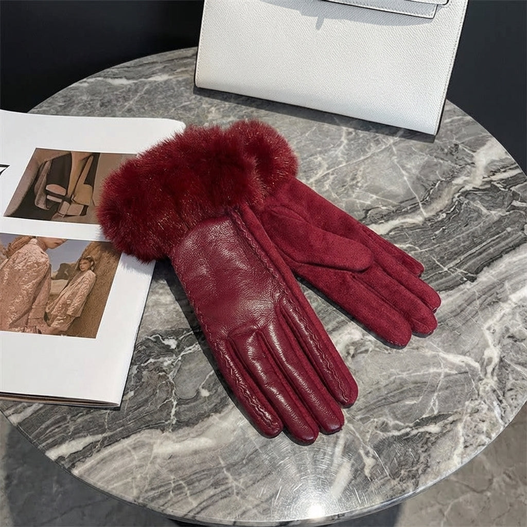 Winter Touch Leather Gloves