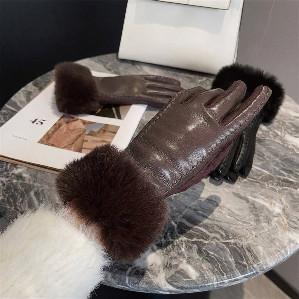 Winter Touch Leather Gloves
