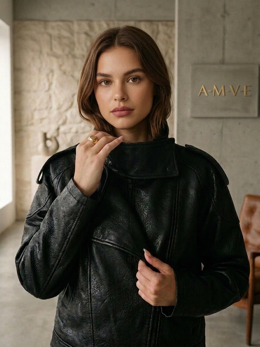 Form Leather Jacket For Her (women)