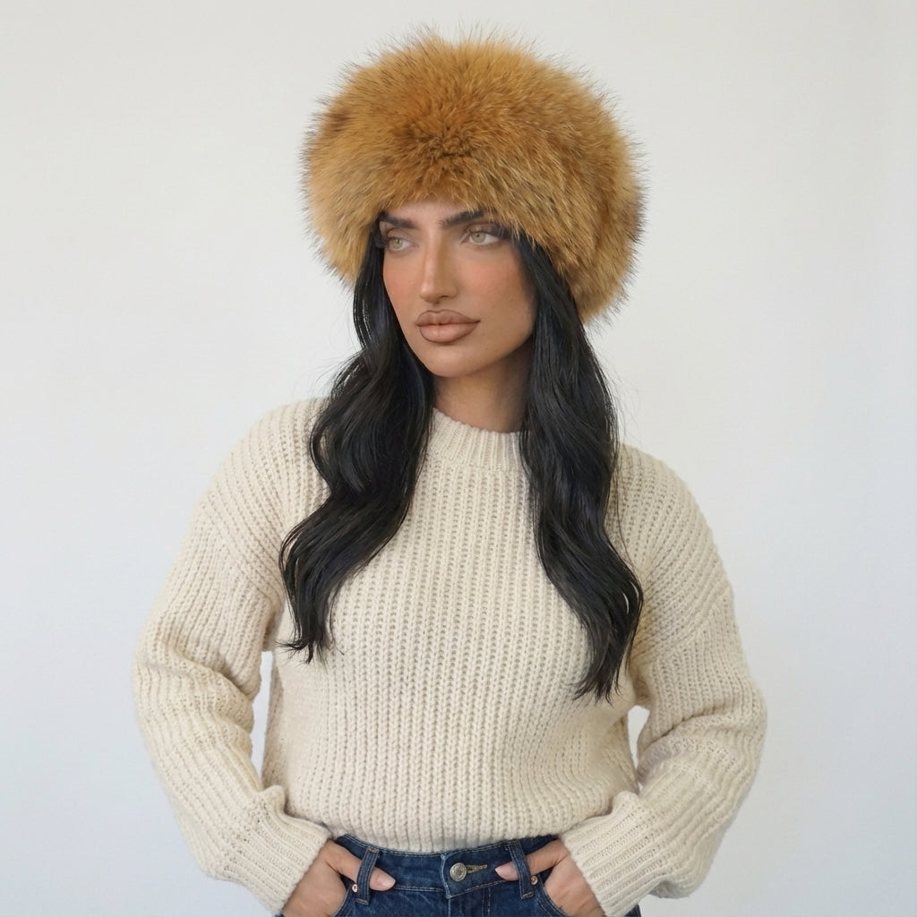 Plush Faux Fur Winter Hat