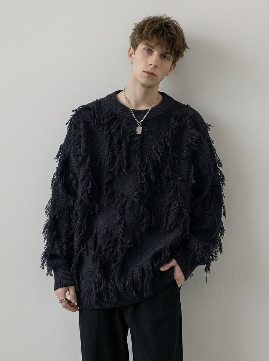 Cozy Jacquard Pullover Sweater