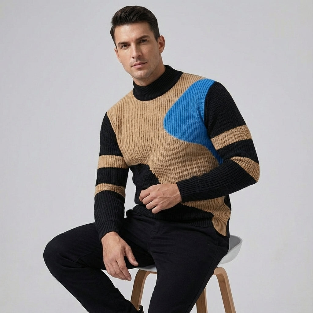 Modern Cold Color Sweater