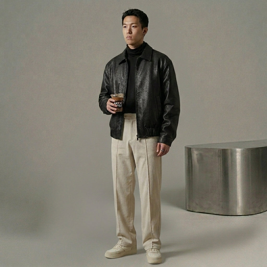 Form Leather Jacket For Him (Men)