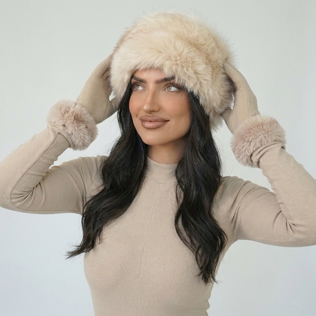 Plush Faux Fur Winter Hat