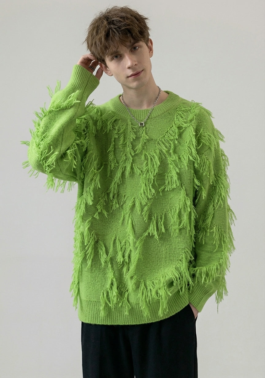 Cozy Jacquard Pullover Sweater