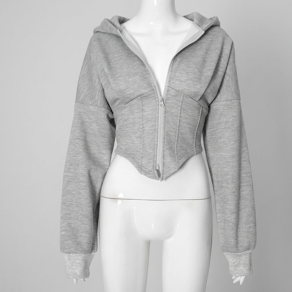 Timeless Corset Detail Hoodie