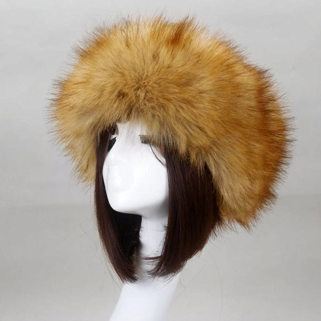 Plush Faux Fur Winter Hat