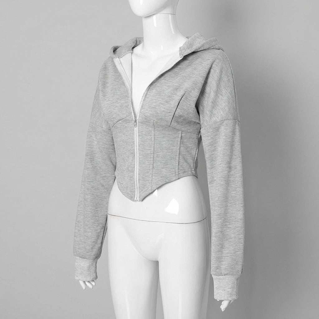 Timeless Corset Detail Hoodie