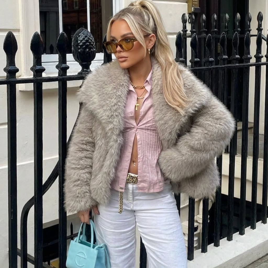 Modern Plush Winter Coat