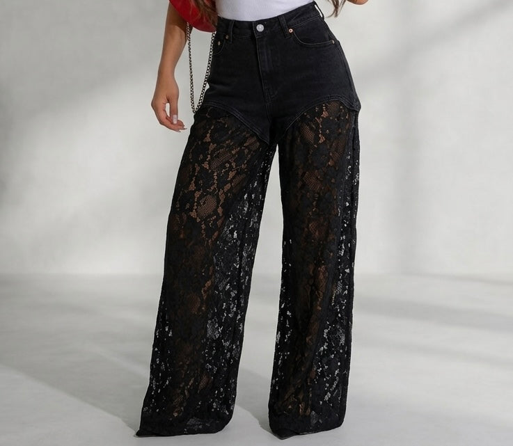 Lace Line Pants