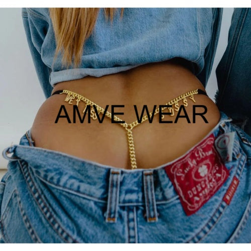 The AMVE Underwear with Gold Detail