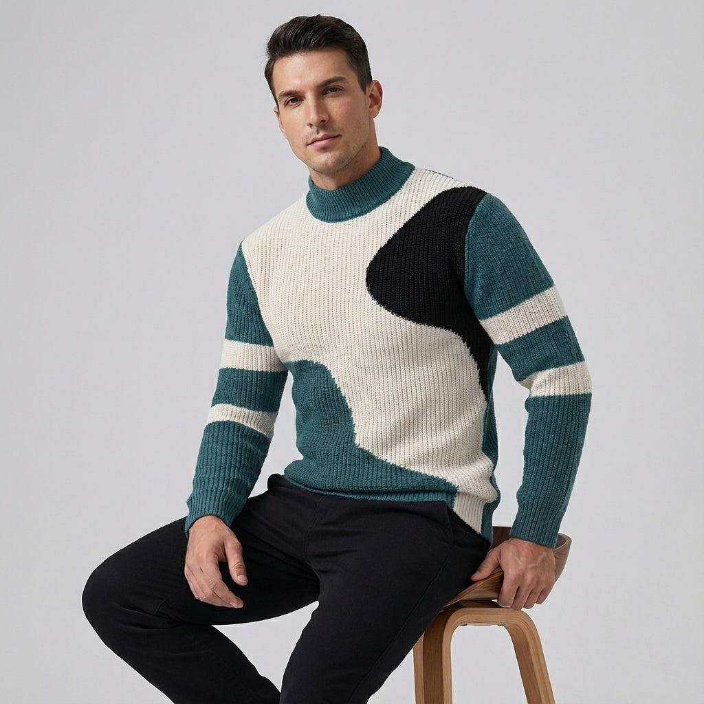 Modern Cold Color Sweater