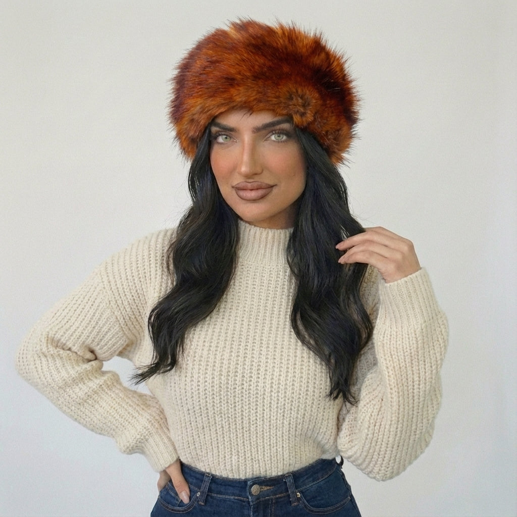 Plush Faux Fur Winter Hat