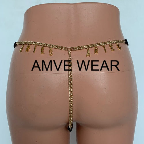 The AMVE Underwear with Gold Detail