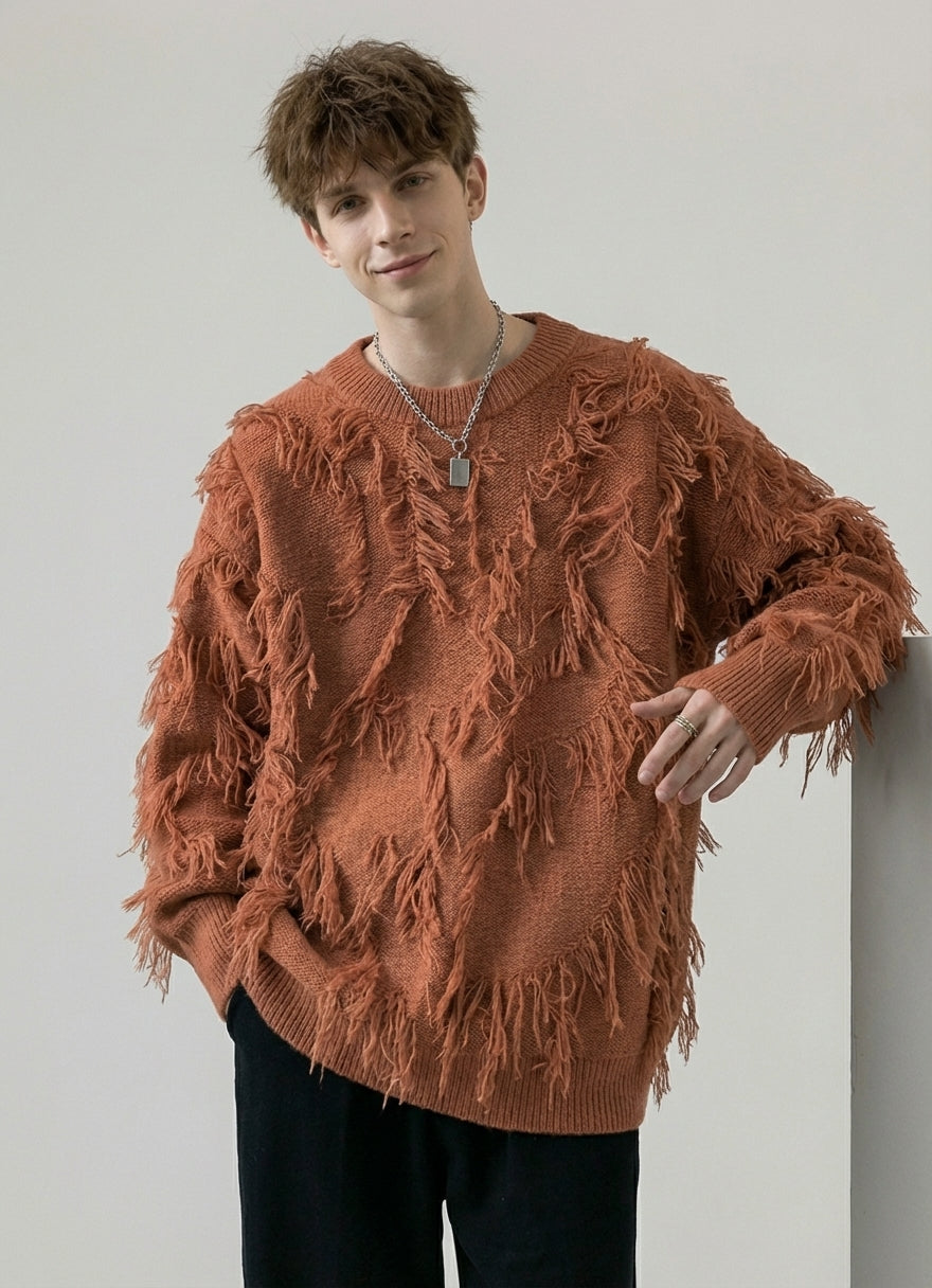 Cozy Jacquard Pullover Sweater