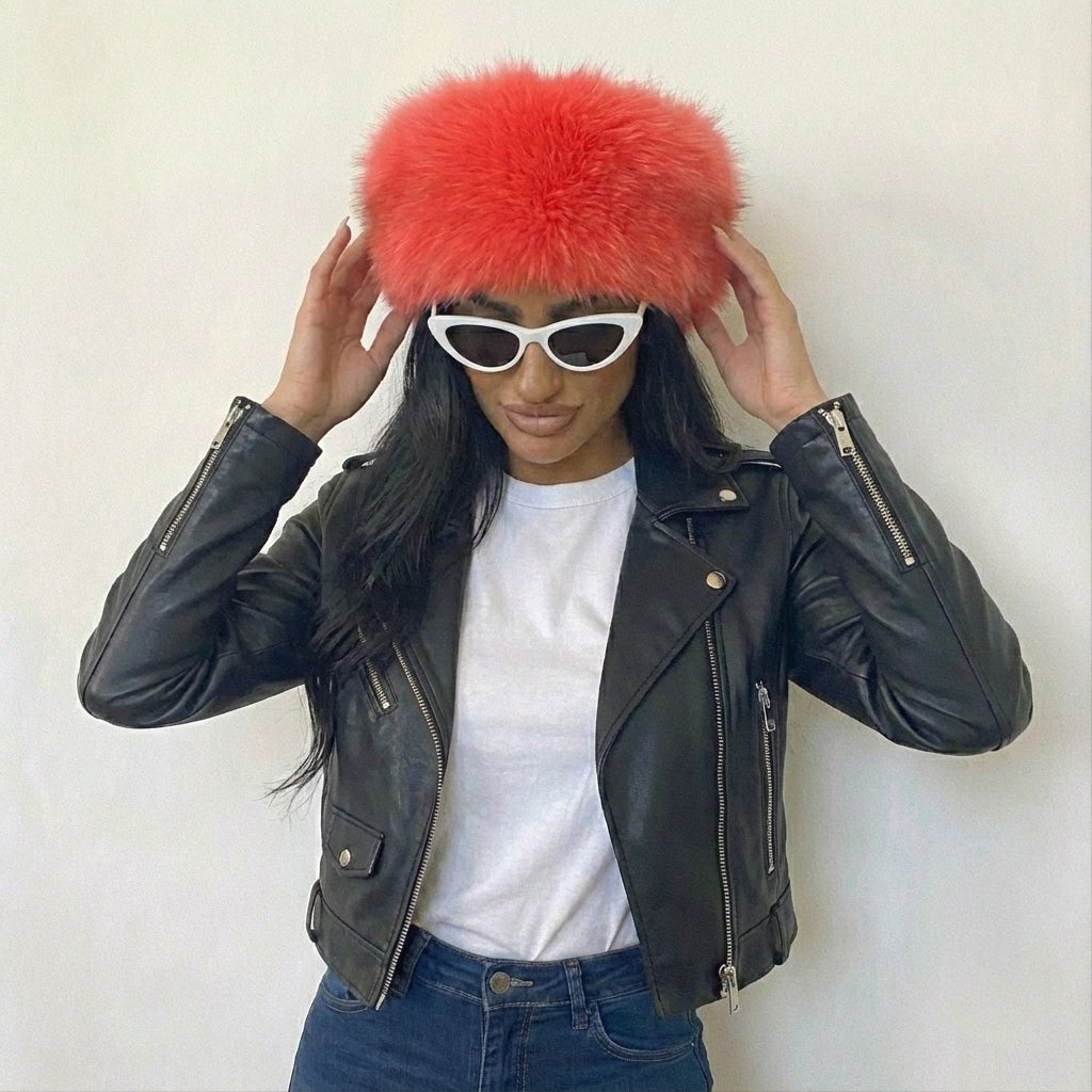 Plush Faux Fur Winter Hat