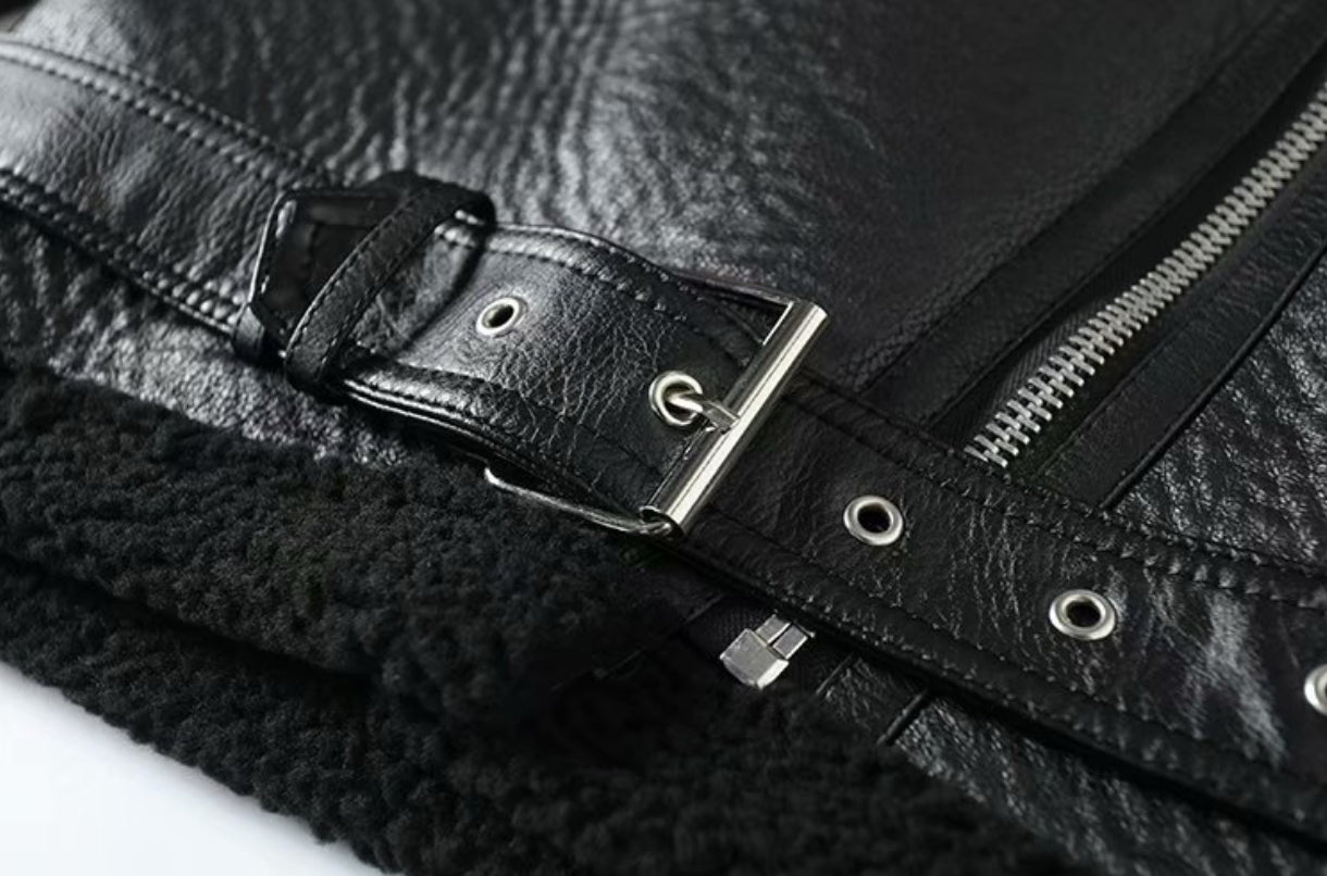 Winter Faux Leather Jacket