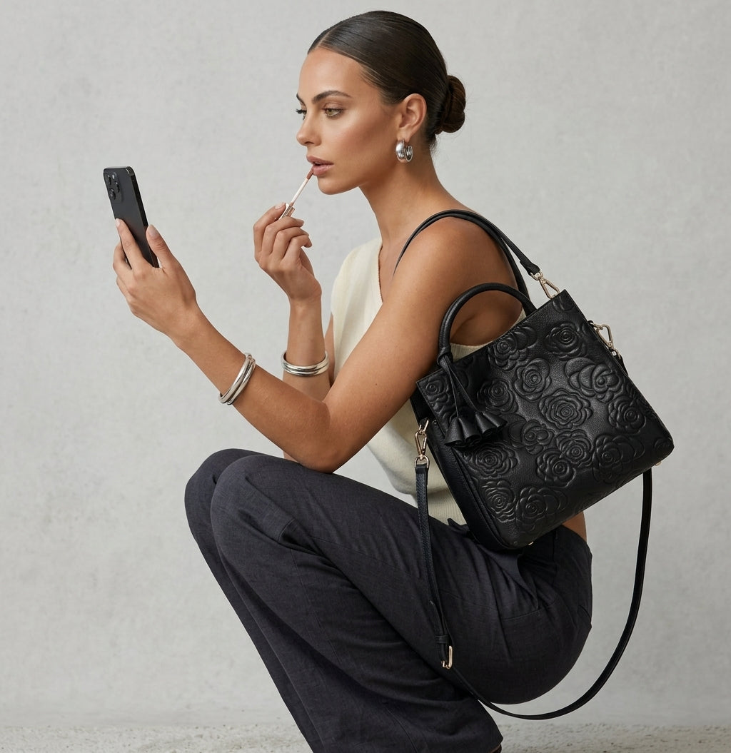 Soft Floral Structure Bag