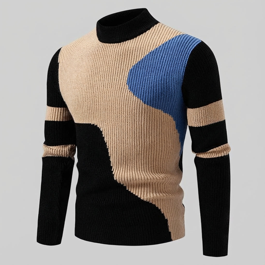 Modern Cold Color Sweater