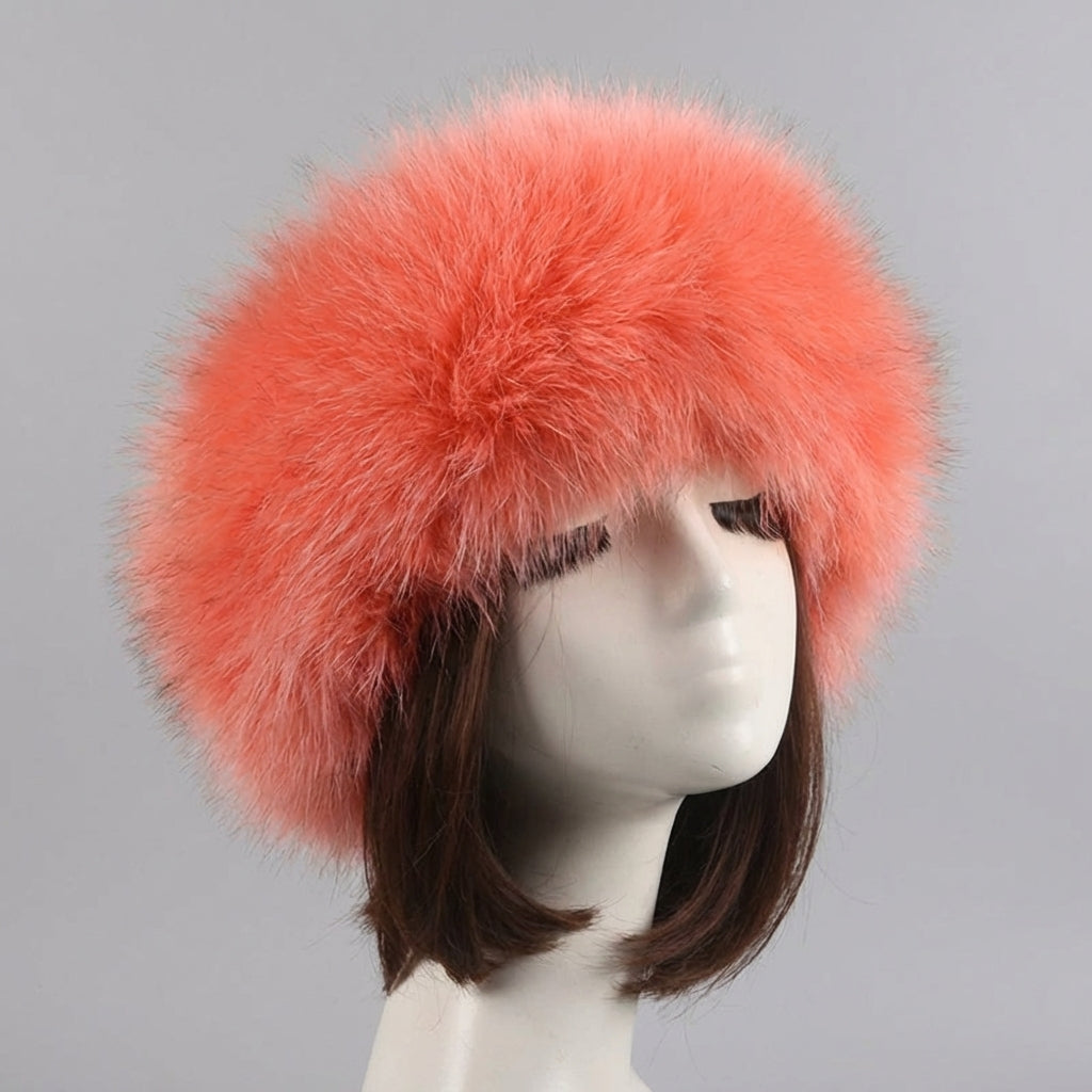 Plush Faux Fur Winter Hat
