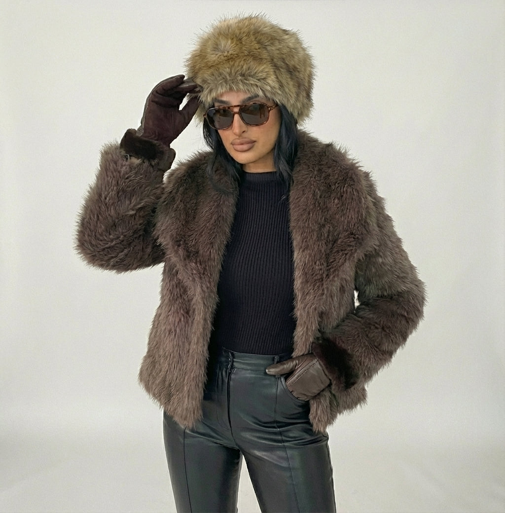 Modern Plush Winter Coat