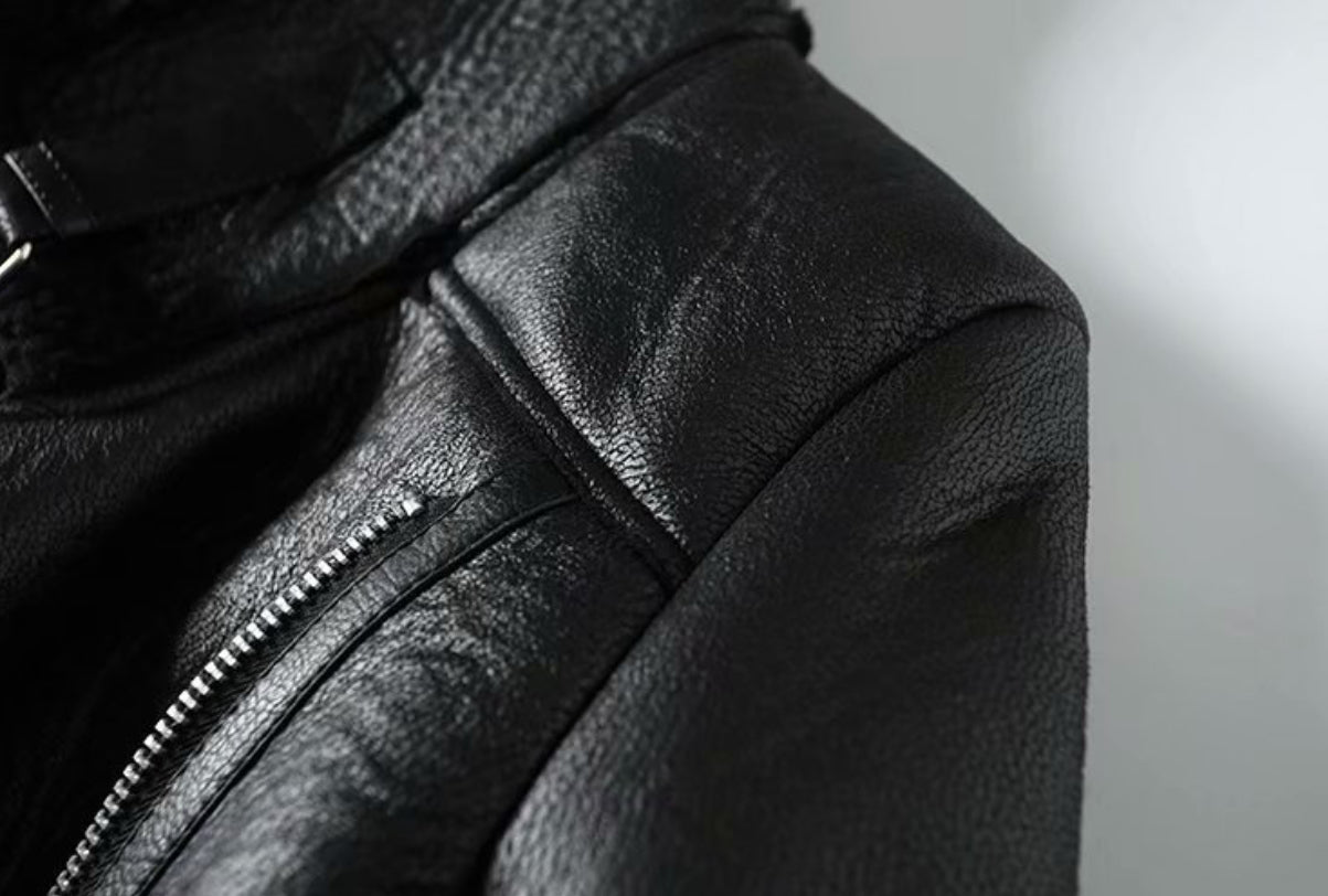 Winter Faux Leather Jacket