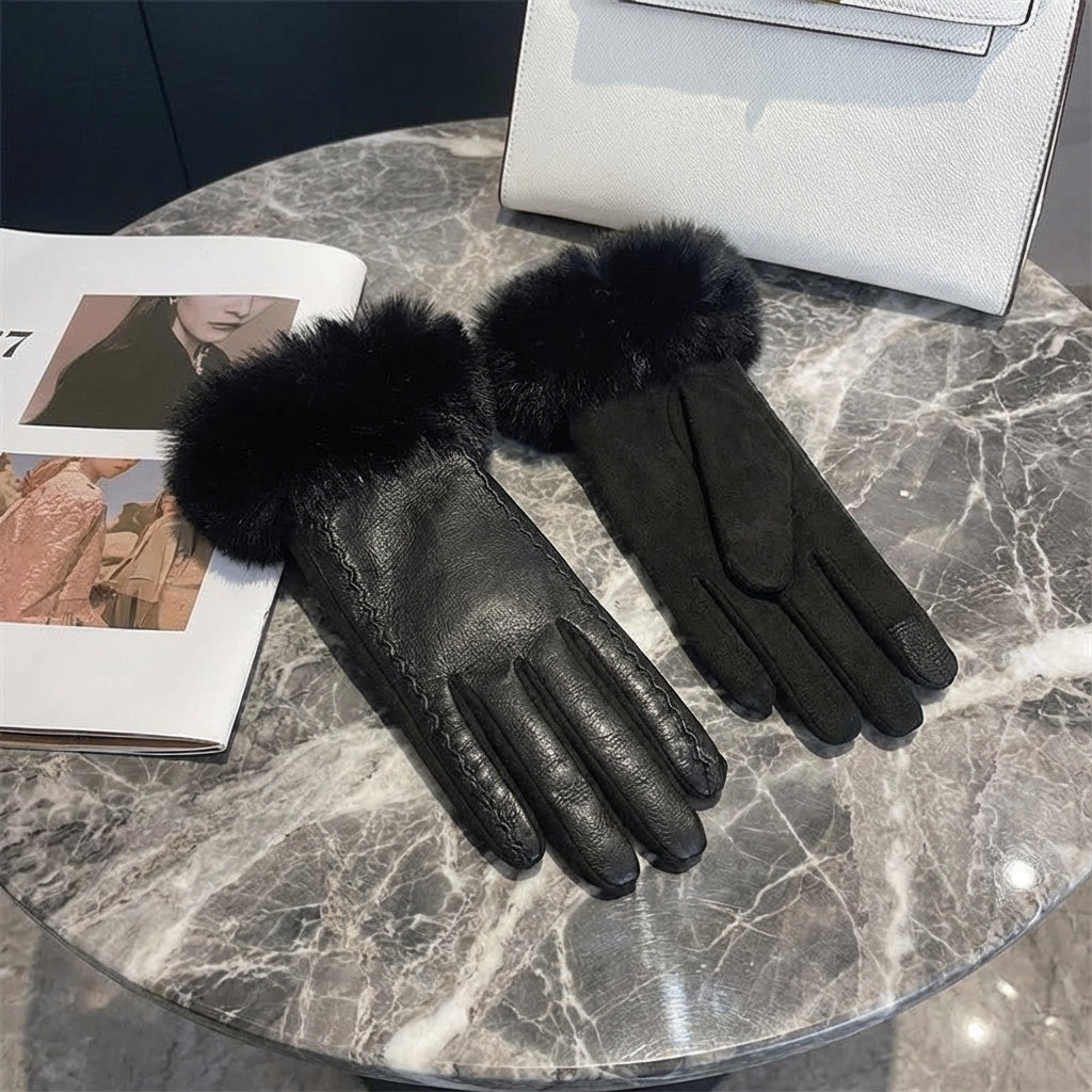 Winter Touch Leather Gloves