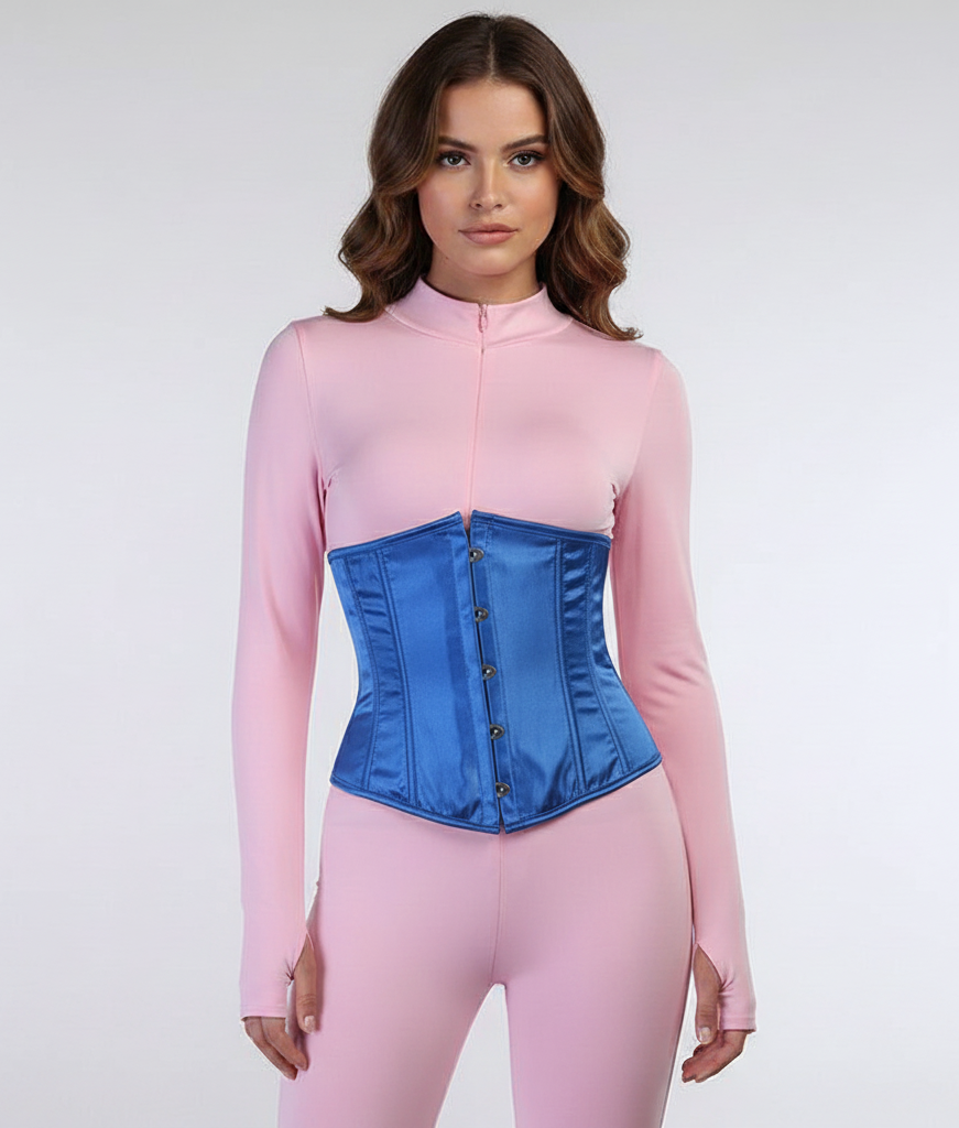 Zipper Waist Jumpsuit + Sleek Corset Set