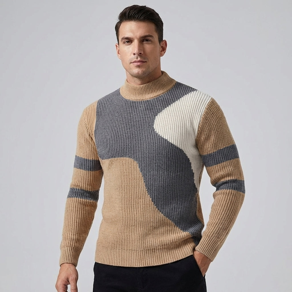 Modern Cold Color Sweater