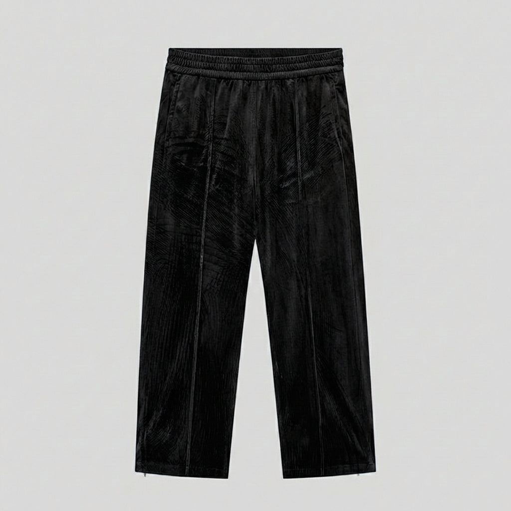 Velvet Winter Wide-Leg Trousers For Men