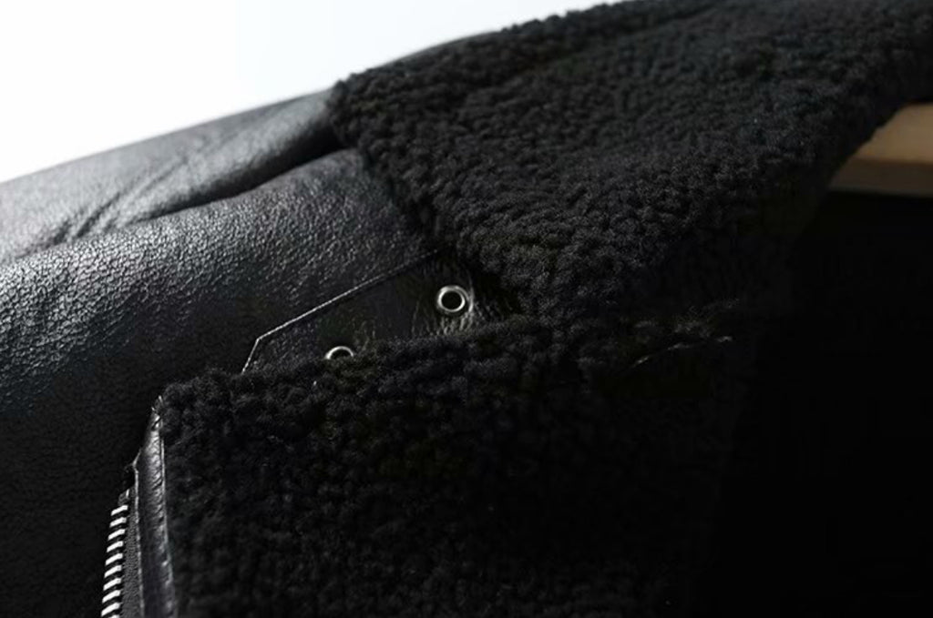 Winter Faux Leather Jacket