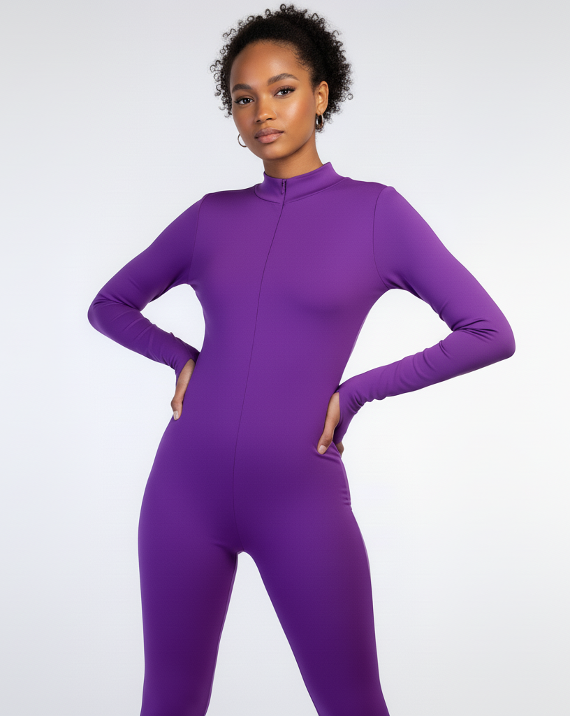 Zipper Waist Jumpsuit + Sleek Corset Set