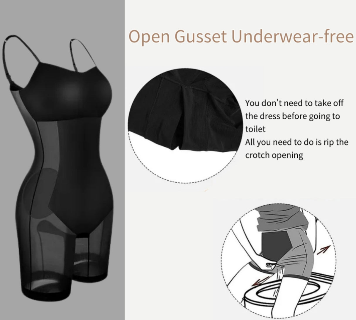 Shapewear Bodysuit Dress