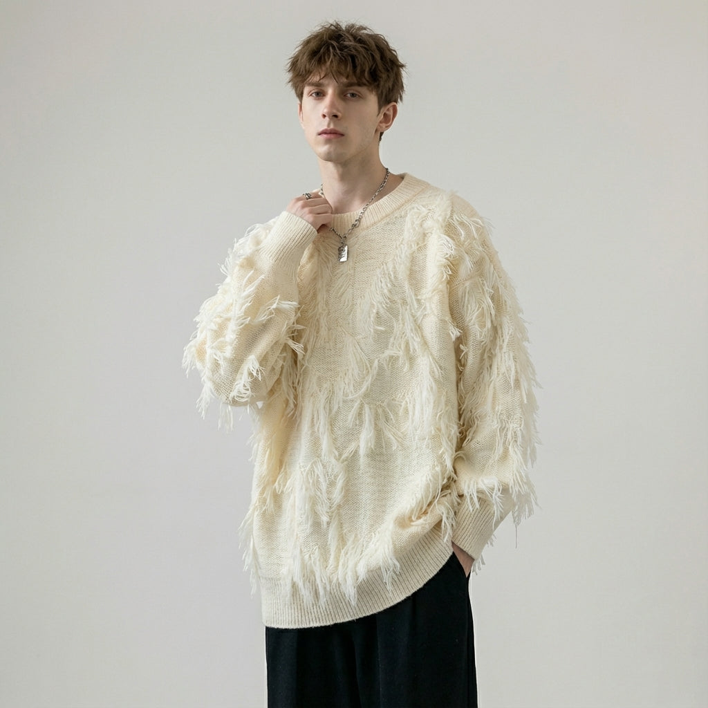 Cozy Jacquard Pullover Sweater