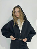 Timeless Cropped Zip Hoodie