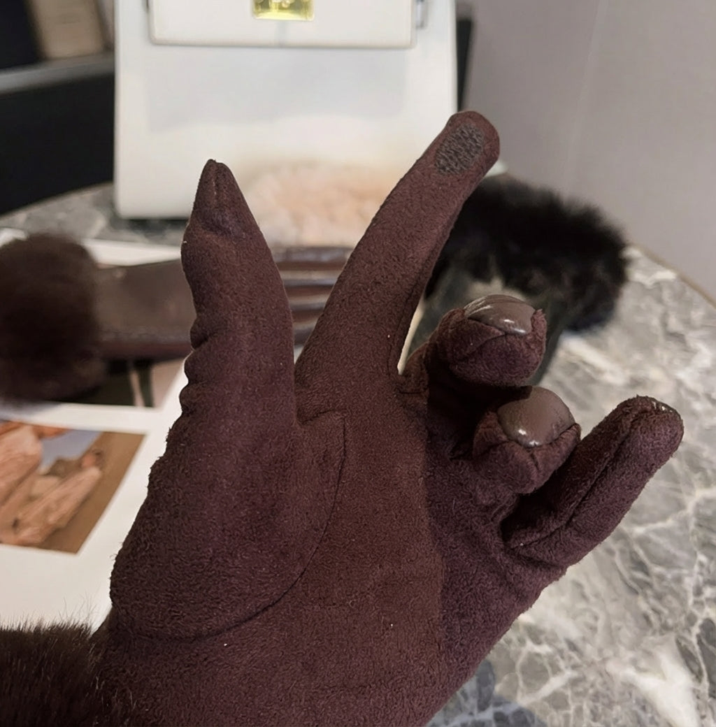 Winter Touch Leather Gloves