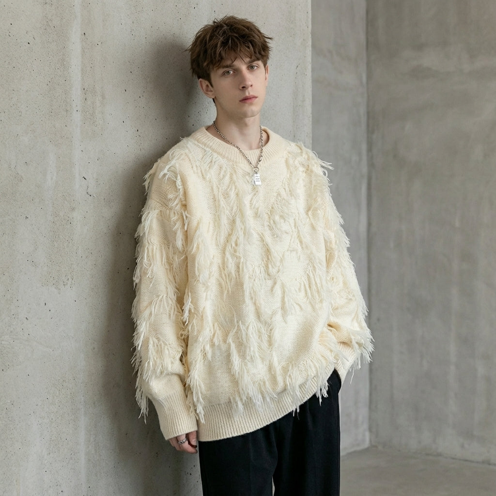 Cozy Jacquard Pullover Sweater