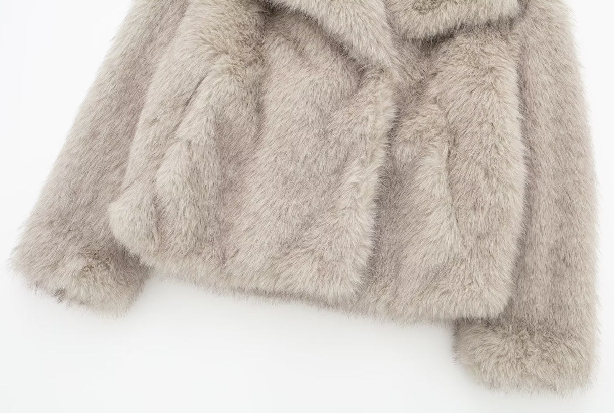 Modern Plush Winter Coat