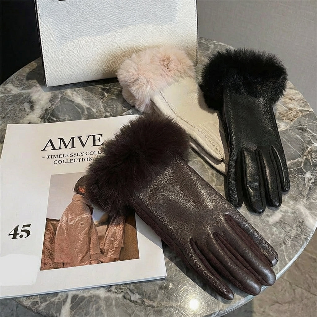 Winter Touch Leather Gloves