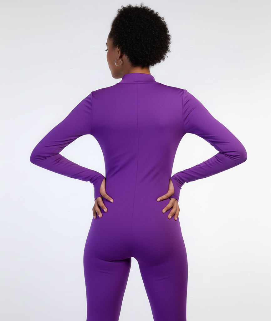 Zipper Waist Jumpsuit + Sleek Corset Set