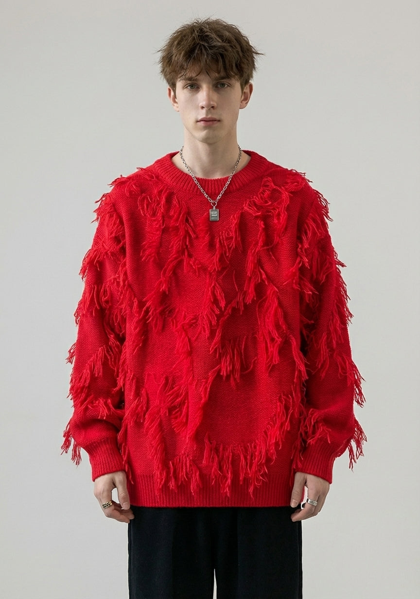 Cozy Jacquard Pullover Sweater