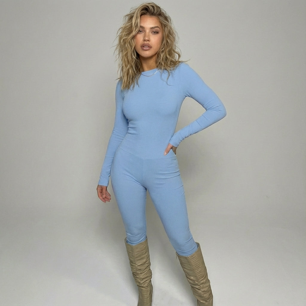 Modern Minimal Sculpt Jumpsuit